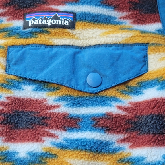 Patagonia Synchilla Fleece Vest Colorful Southwest Women's Size Medium - Picture 3 of 11